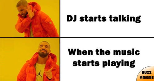 DJ starts talking…