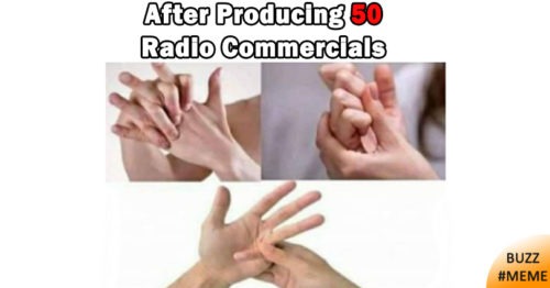 After Producing 50 Radio Commercials